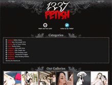 Tablet Screenshot of 1337fetish.com